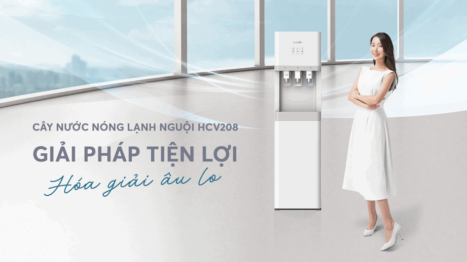 Cây nước nóng lạnh Karofi HCV208